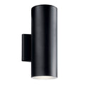 Cylinder Outdoor Wall Light 11310BKTLED