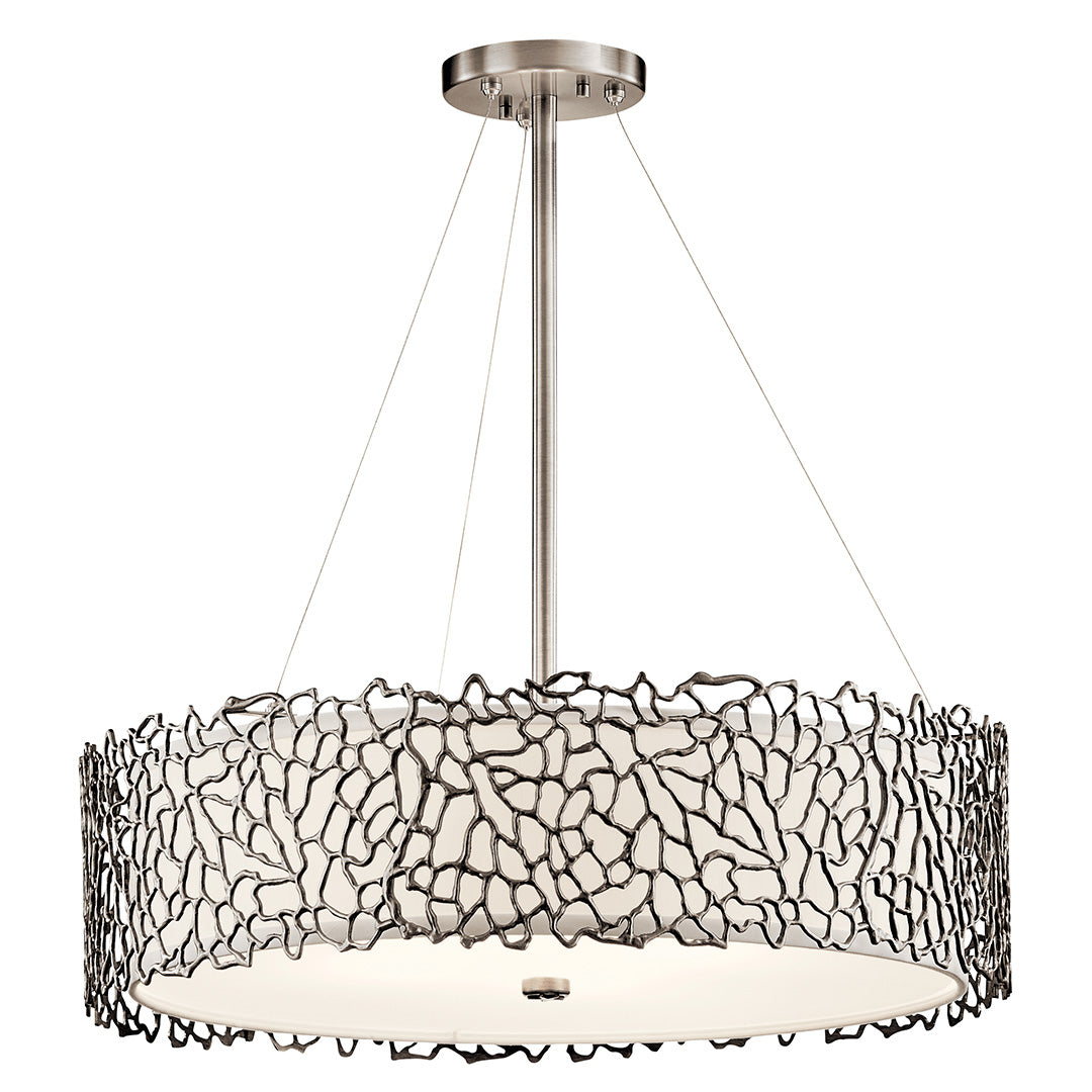 Silver Coral Chandelier 43347CLP