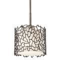 Silver Coral Pendant