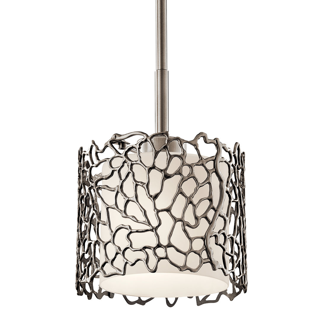 Silver Coral Pendant