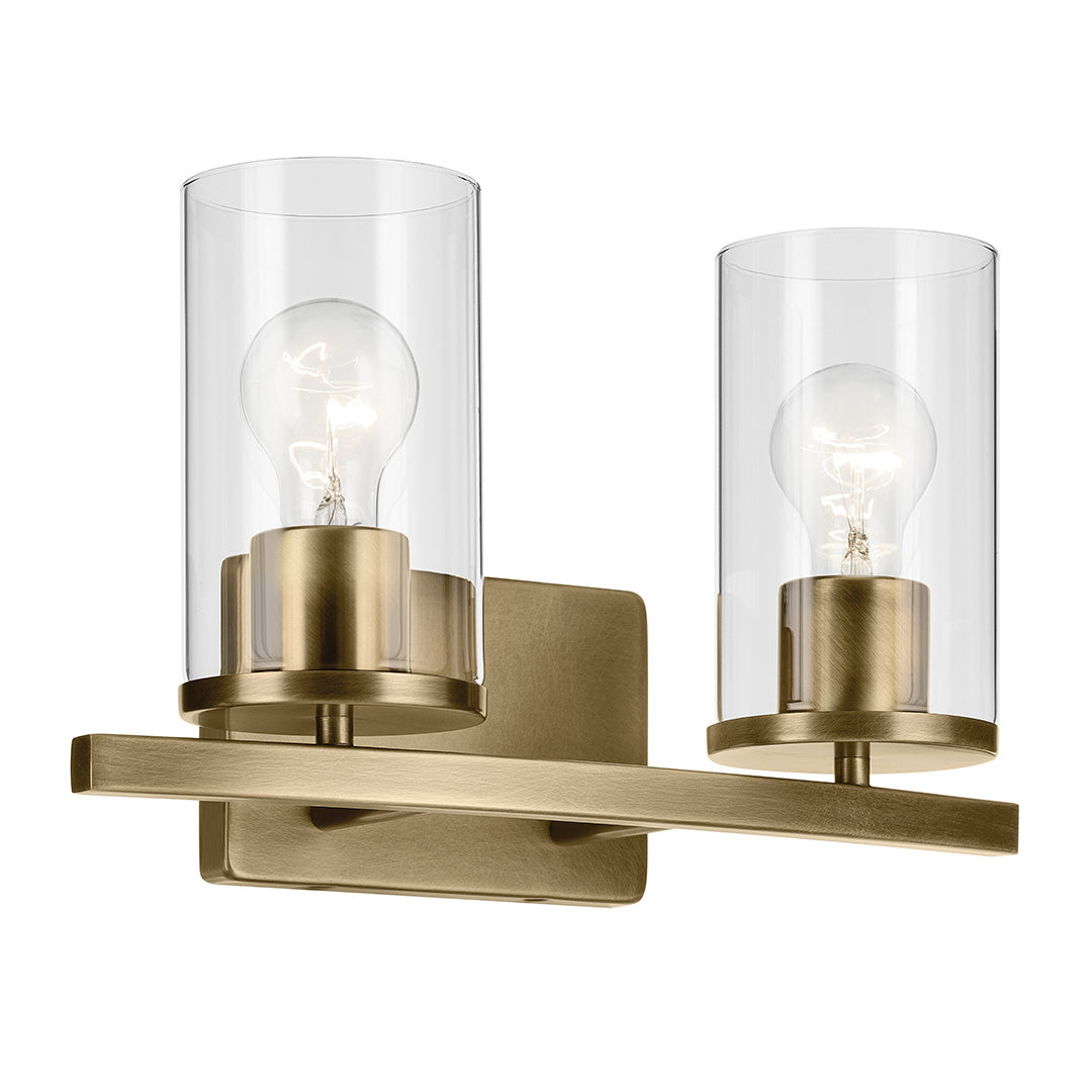Crosby Vanity Light 45496NBRCLR