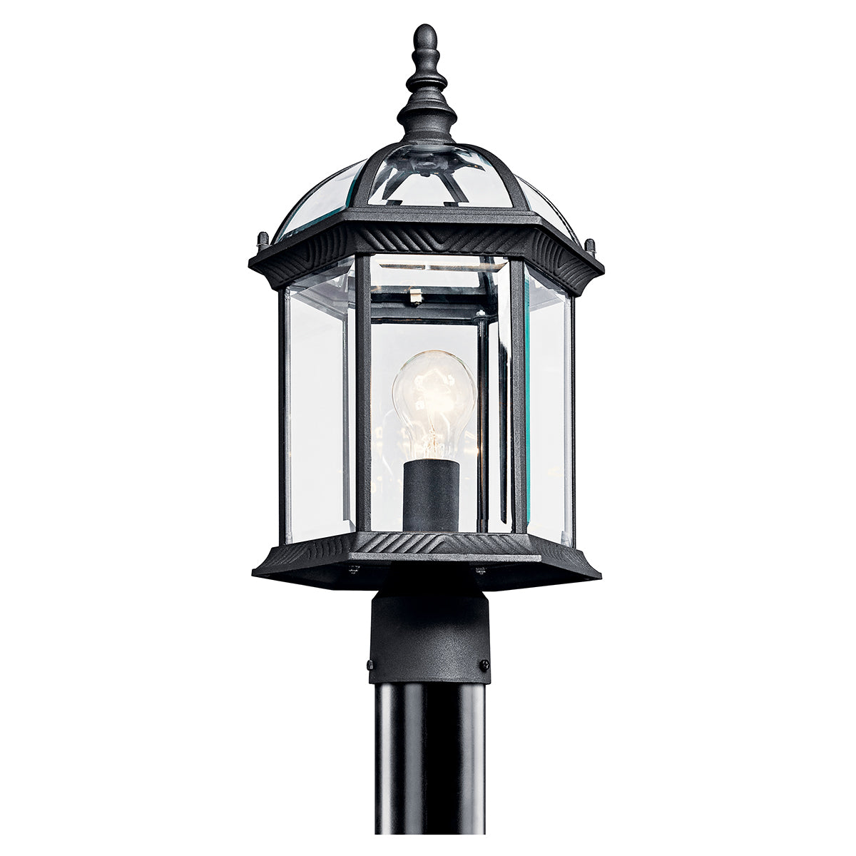 Barrie Outdoor Post Light 49187BK