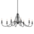 Freesia Chandelier 52457BKT