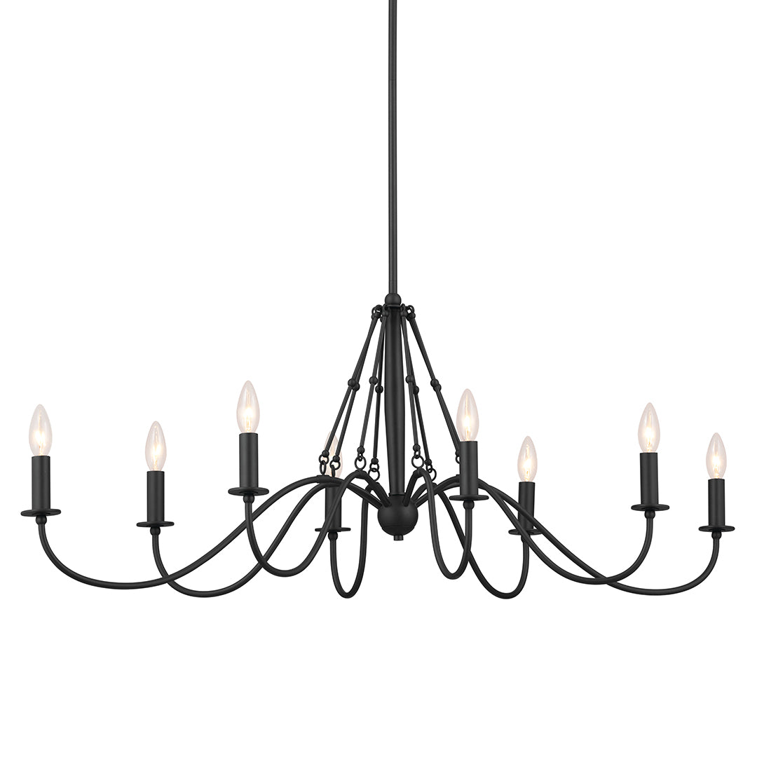 Freesia Chandelier 52457BKT