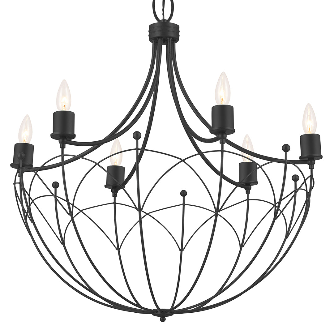 Topiary Chandelier 52462BKT