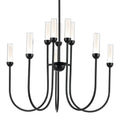 Moraine Chandelier 52757BKLED
