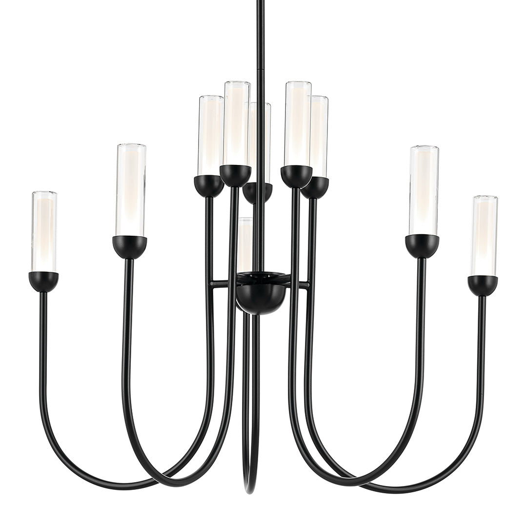 Moraine Chandelier 52757BKLED