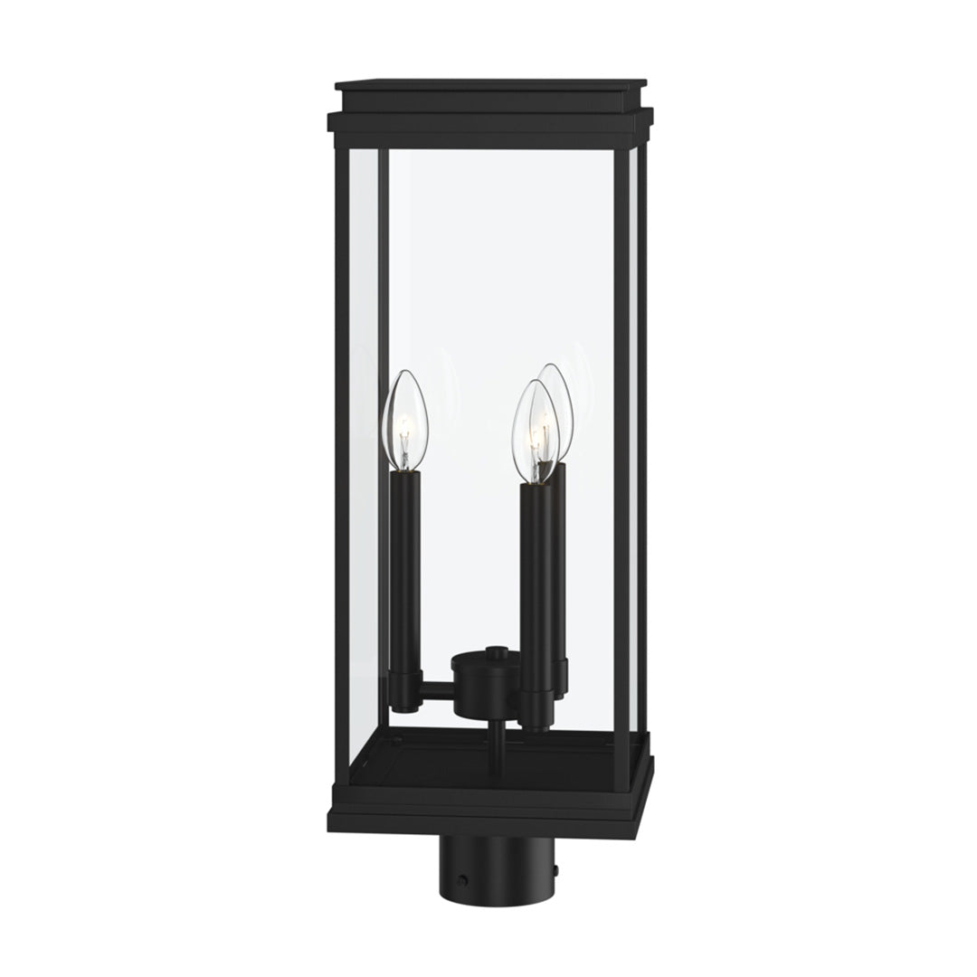 Lundon Outdoor Post Light 59166BK