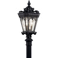 Tournai Outdoor Post Light 9558BKT